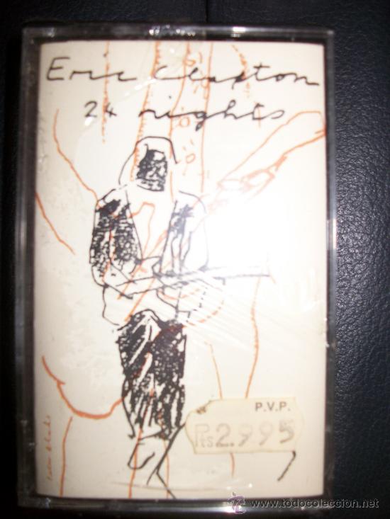 Casetes antiguos: 2 CASSETTE -  ERIC CLAPTON - 24 NIGHTS - PRECINTADO - Foto 1