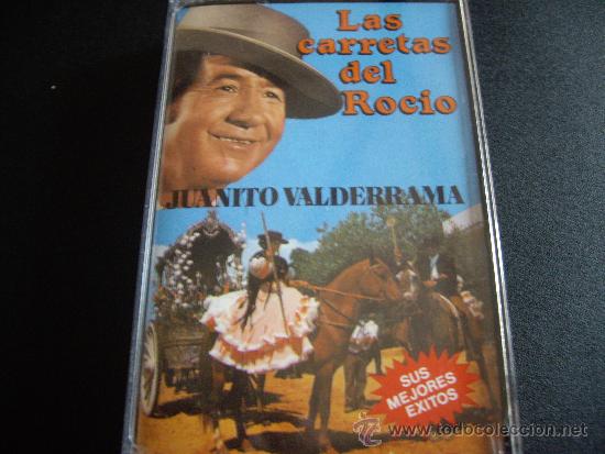 Casetes antiguos: JUANITO VALDERRAMA-LAS CARRETAS DEL ROCIO - Foto 1