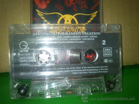 Casetes antiguos: AEROSMITH---- PERMANENT VOCATION - Foto 2