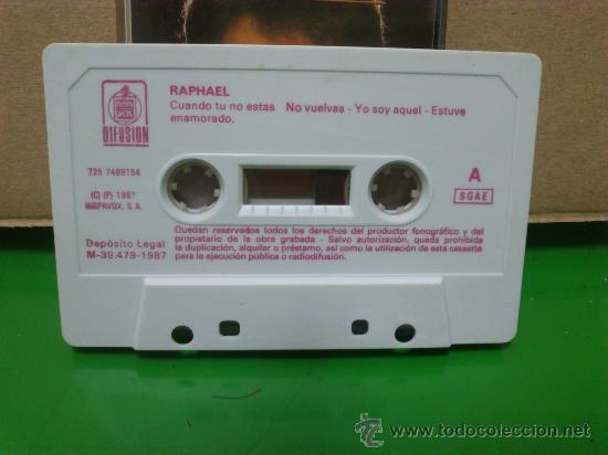 Casetes antiguos: RAPHAEL----------RAPHAEL ------Y----- AYER HOY Y SIEMPRE - Foto 4
