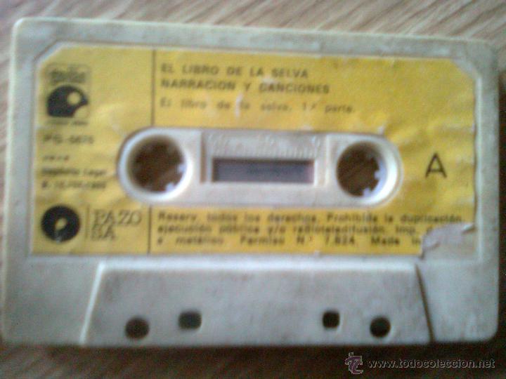 Casetes antiguos: El libro de la selva - narracion y canciones (Gavilan, 1980)