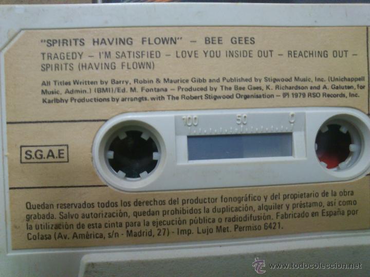 Casetes antiguos: BEE GEE.--------SPIRITS HAVING FLOWN - Foto 2