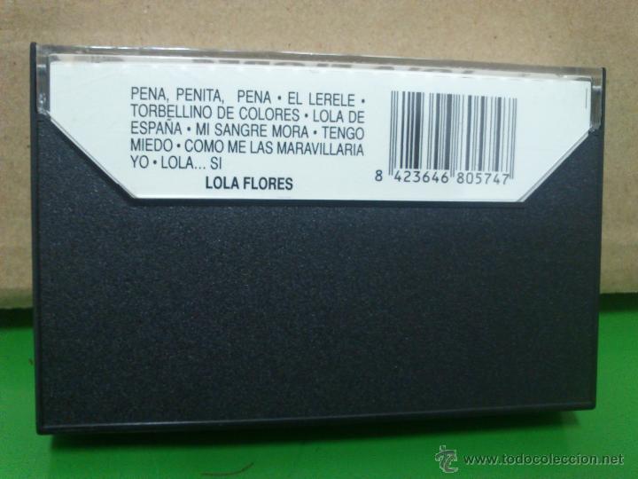 Casetes antiguos: LOLA FLORES---------------SUS GRANDES EXITOS. - Foto 2