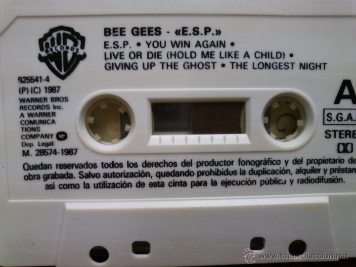 Casetes antiguos: BEE GEES------------E.S.P. - Foto 2
