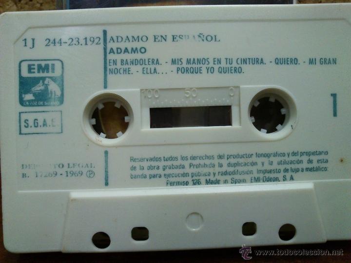 Casetes antiguos: ADAMO. - Foto 2