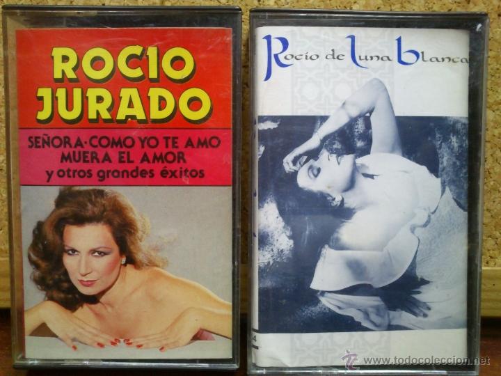 Casetes antiguos: ROCIO JURADO---LUNA BLANCA--Y--ROCIO JURADO.