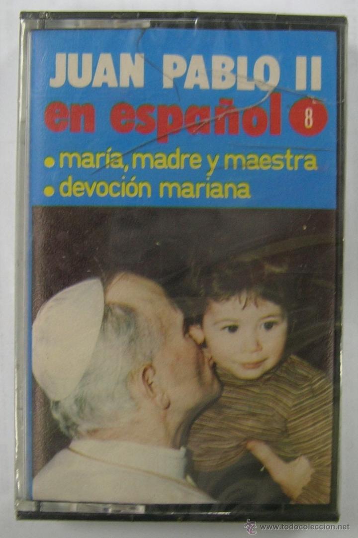 Cassette antiche: JUAN PABLO II: MARIA, MADRE Y MAESTRA. DEVOCION MARIANA VOL 8. EDICIONES PAULINAS. PRECINTADA