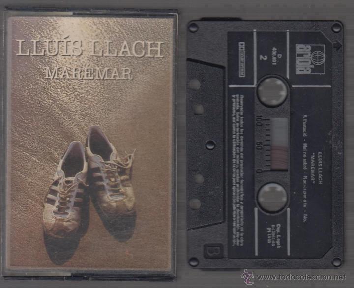 Casetes antiguos: Llu&iacute;s Llach cassette Maremar 1985 Ariola - Foto 1