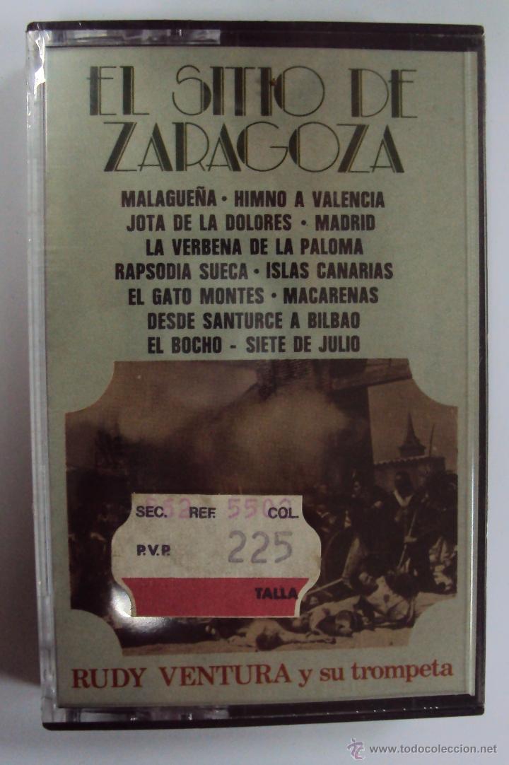 Casetes antiguos: RUDY VENTURA Y SU TROMPETA: EL SITIO DE ZARAGOZA. OLYMPO. PRECINTADA