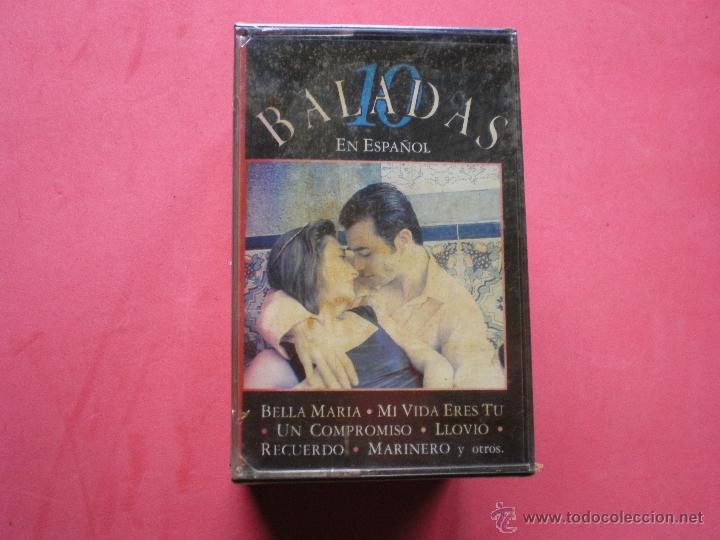 Casetes antiguos: BALADAS EN ESPA&Ntilde;OL CASETE PRECINTADO - Foto 1