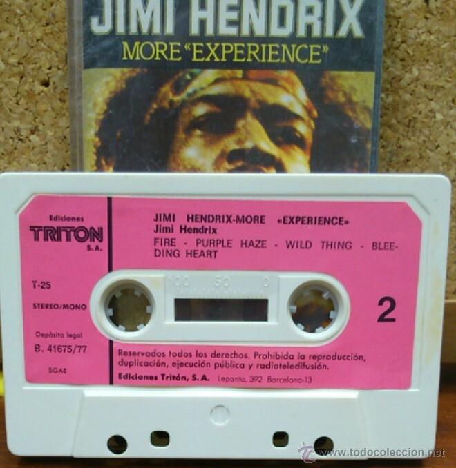 Casetes antiguos: JIMI HENDRIX---------MORE EXPERIENCE. - Foto 3