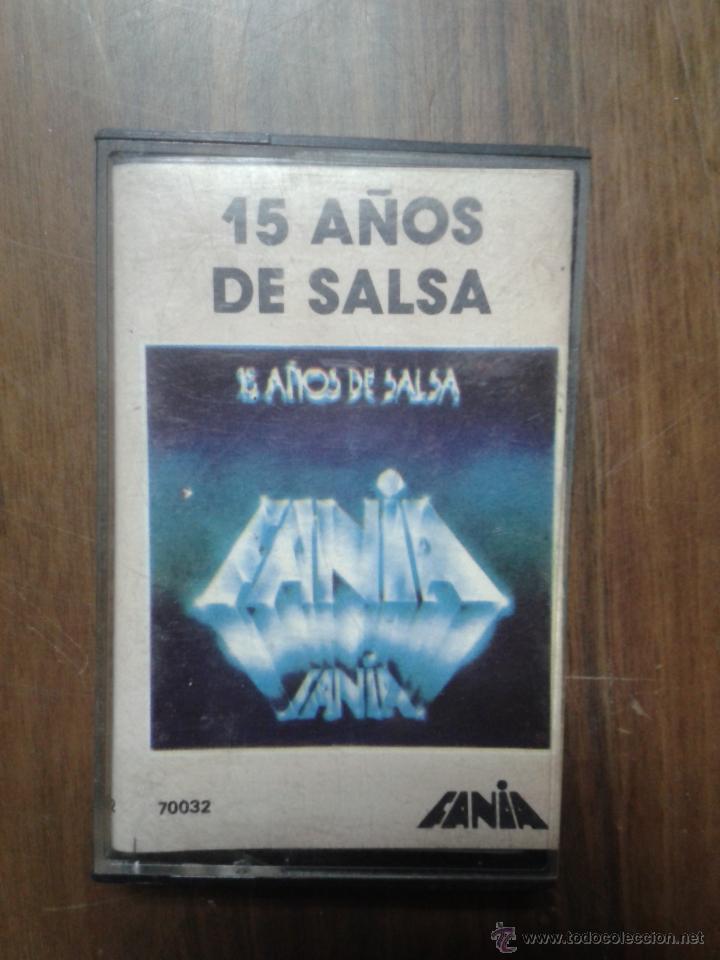Casetes antiguos: CINTA CASETE. 15 A&Ntilde;OS DE SALSA - Foto 1