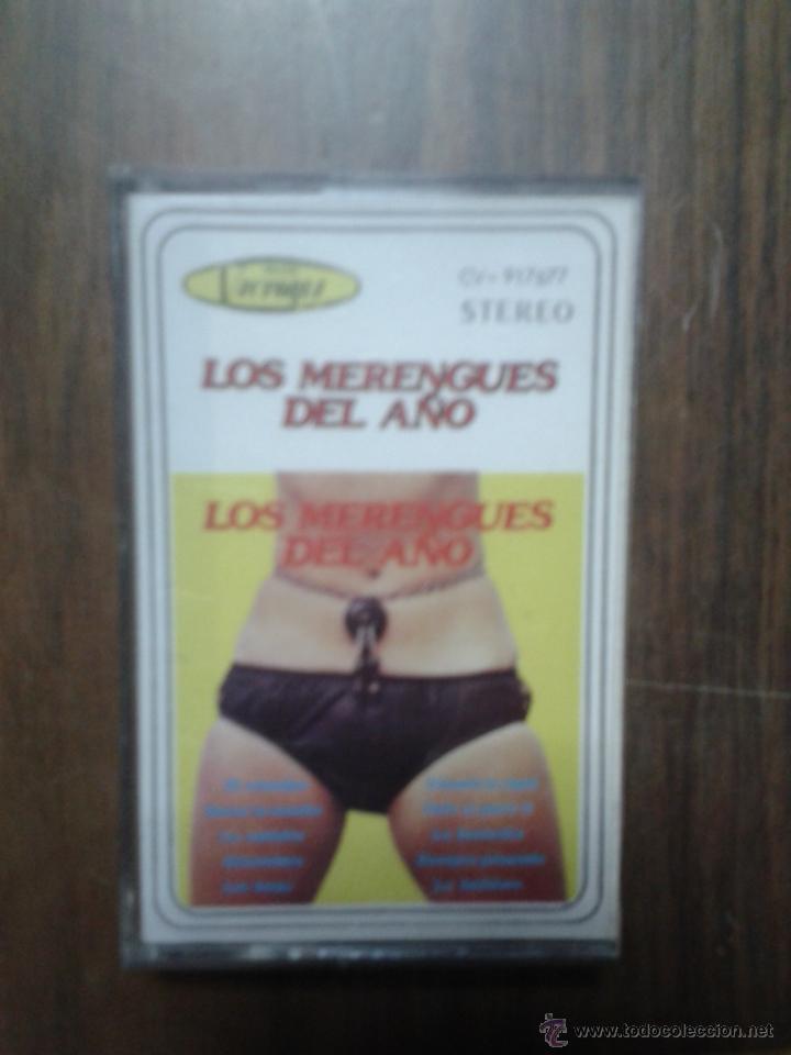 Casetes antiguos: CINTA CASETE LOS MERENGUES DEL A&Ntilde;O. - Foto 1