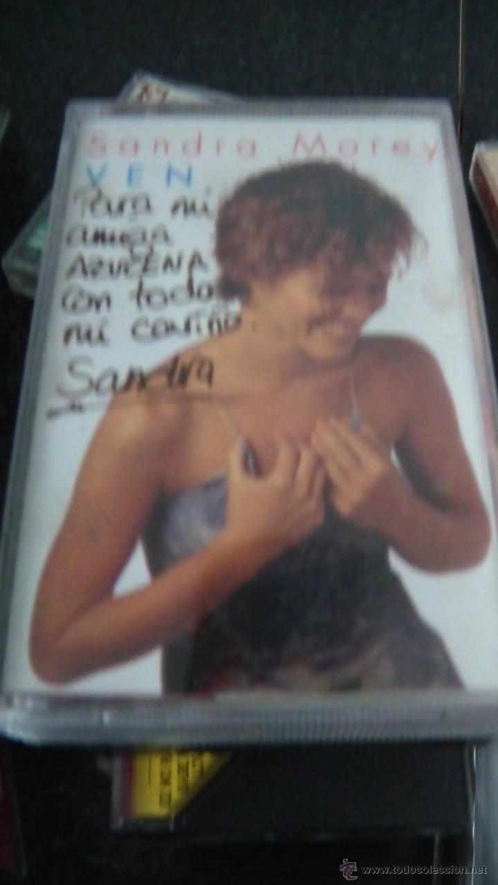 Casetes antiguos: SANDRA MOREY VEN DEDICADA Y FIRMAFDA - Foto 1