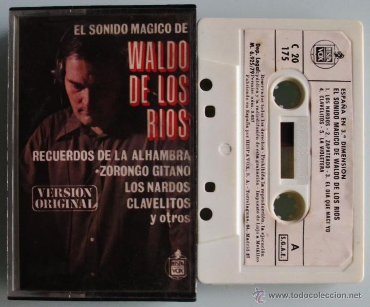 Casetes antiguos: WALDO DE LOS RIOS - ESPA&Ntilde;A EN 3&ordf; DIMENSION - 1979 - 10 TRACKS - Foto 1