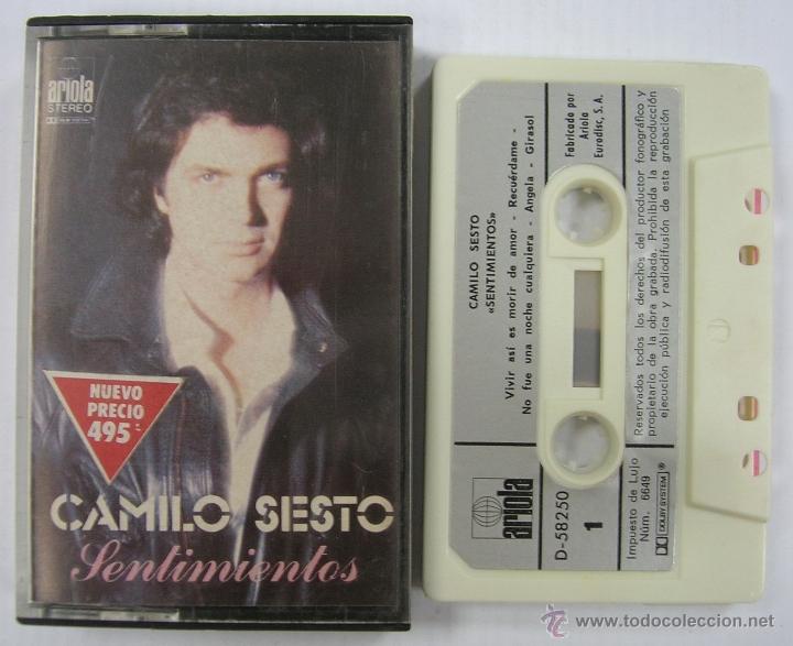 Casetes antiguos: CAMILO SEXTO: SENTIMIENTOS. ARIOLA 1978 - Foto 1