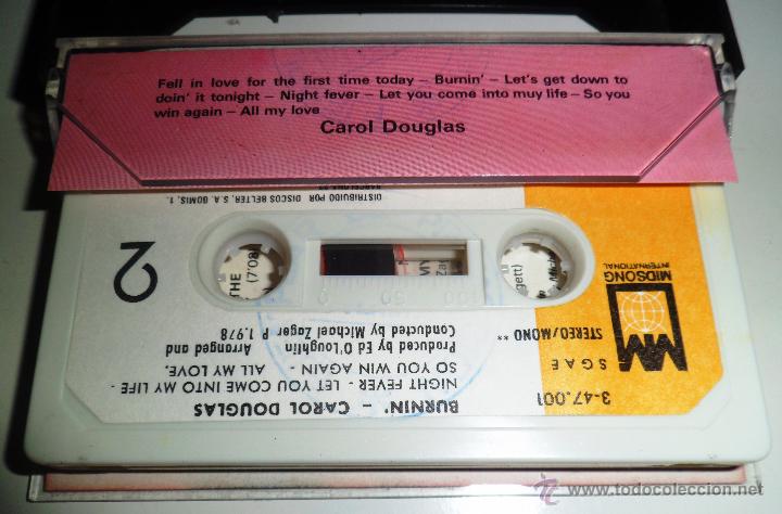 Casetes antiguos: CAROL DOUGLAS. BURNIN. - Foto 2