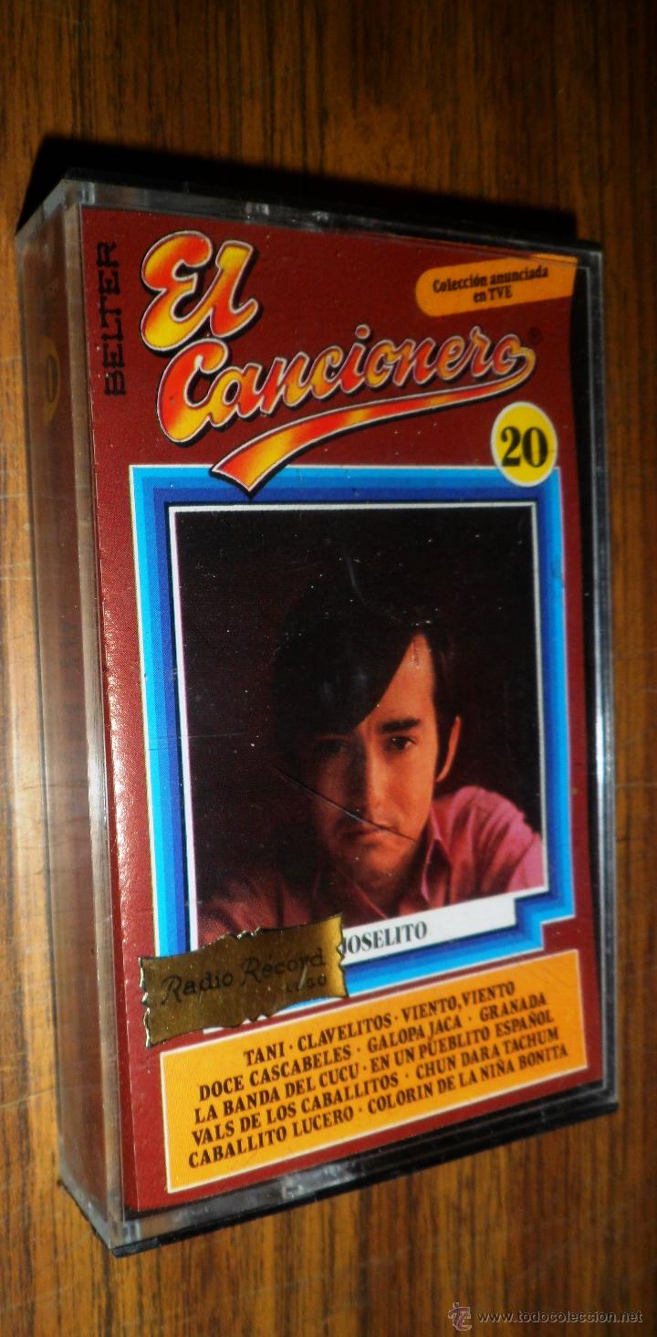 Casetes antiguos: EL CANCIONERO. N&ordm; 20 - JOSELITO.  (VER T&Iacute;TULOS EN FOTO TRASERA)