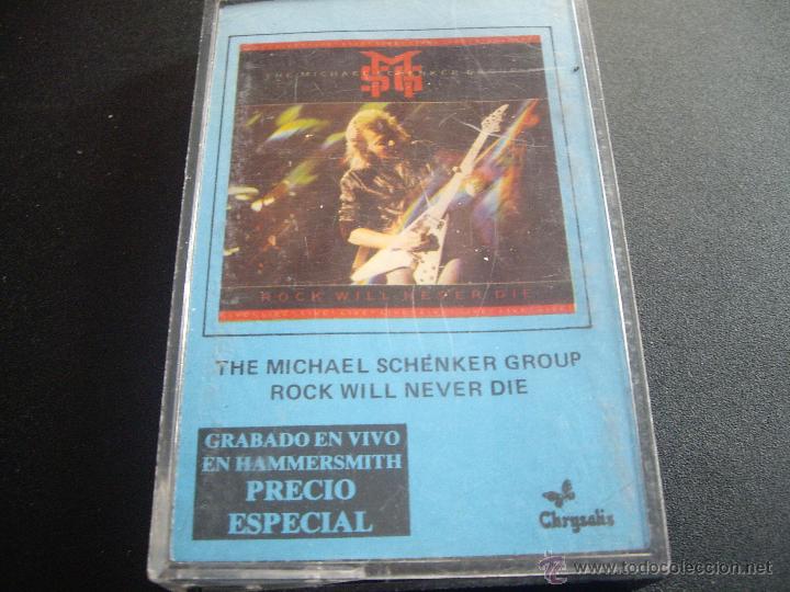 Casetes antiguos: THE MICHAEL SCHENKER GROUP-ROCK WILL NEVER DIE-CRYSALIS - Foto 1