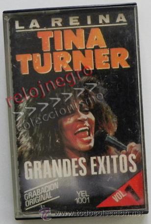 Casetes antiguos: LA REINA TINA TURNER GRANDES &Eacute;XITOS DE CANTANTE COMPOSITORA EEUU M&Uacute;SICA ROCK CASETE JESUS GOLDEN EMP