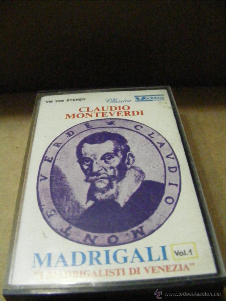 Casetes antiguos: CLAUDIO MONTEVERDI - MADRIGALI vol1 - Foto 1