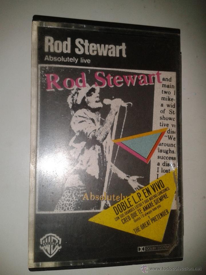 Casetes antiguos: ROD STEWART - ABSOLUTELY LIVE - Foto 1