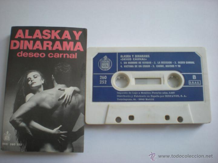 Casetes antiguos: Alaska y Dinarama_Deseo carnal_Cassette edicion espa&ntilde;ola_1984