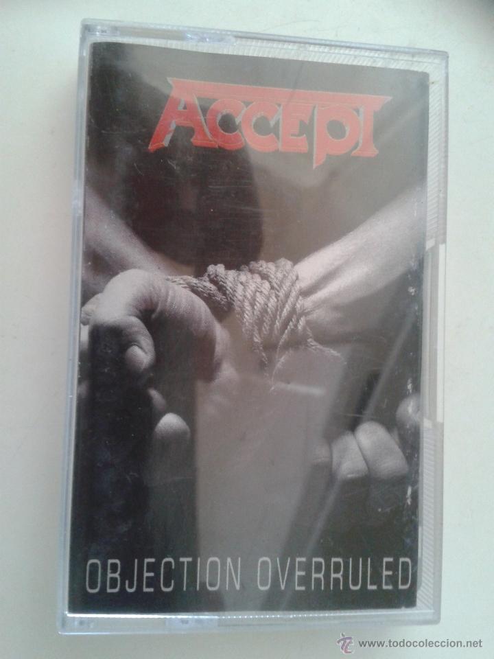 Casetes antiguos: ACCEPT - OBJECTION OVERRULED - MUY DIFICIL Y ESCASA - Foto 1