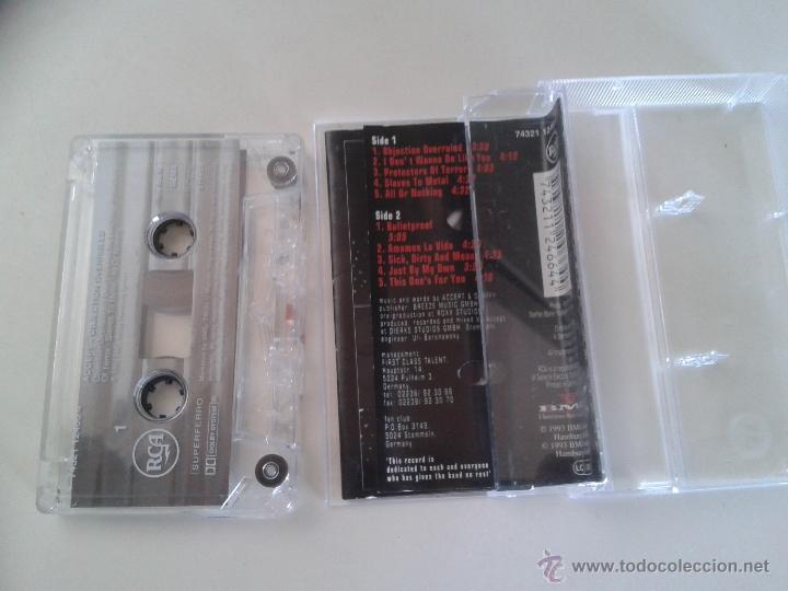 Casetes antiguos: ACCEPT - OBJECTION OVERRULED - MUY DIFICIL Y ESCASA - Foto 2