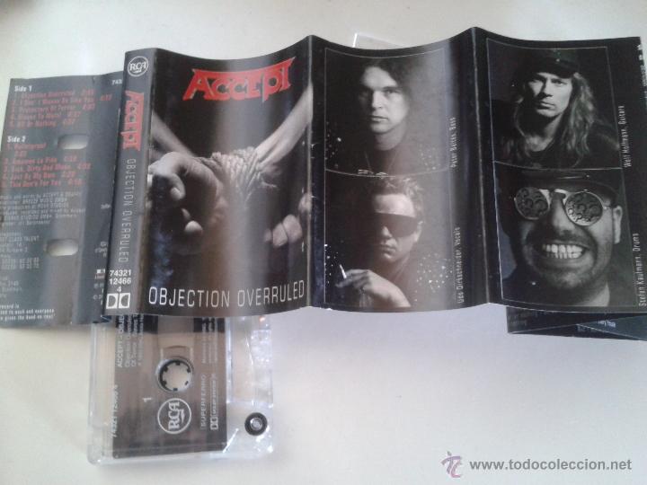 Casetes antiguos: ACCEPT - OBJECTION OVERRULED - MUY DIFICIL Y ESCASA - Foto 3