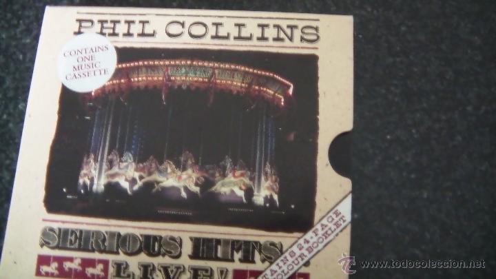Casetes antiguos: PHIL COLLINS SERIOUS HITS LIVE - Foto 1