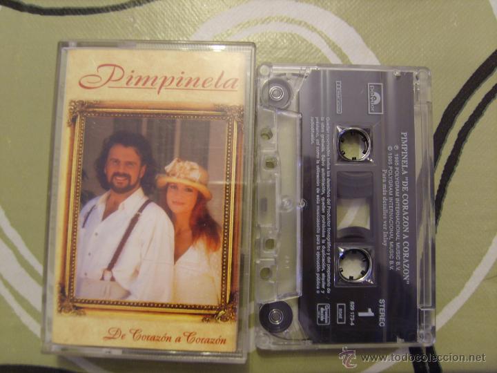 Casetes antiguos: PIMPINELA - DE CORAZON A CORAZON (1995) - Foto 1