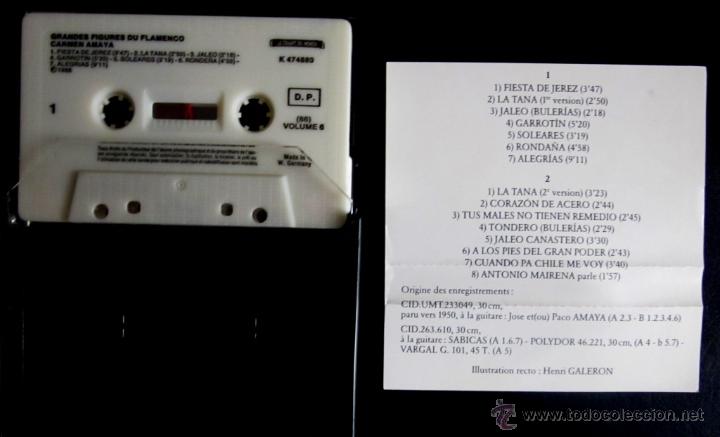 Casetes antiguos: CARMEN AMAYA - LE CHANT DU MONDE - Foto 2