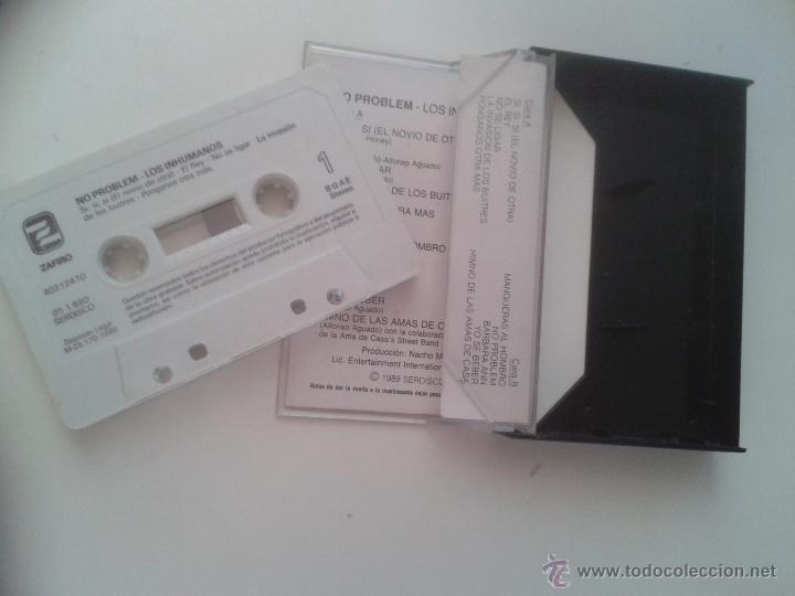 Casetes antiguos: LOS INHUMANOS - NO PROBLEM - Foto 2