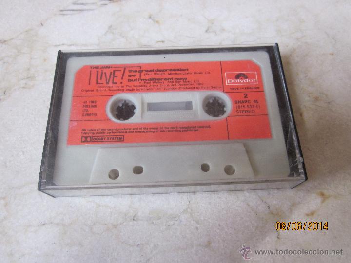 Casetes antiguos: THE JAM - &iexcl;LIVE! E.P. CASETE - POLYDOR 1983 - Foto 1