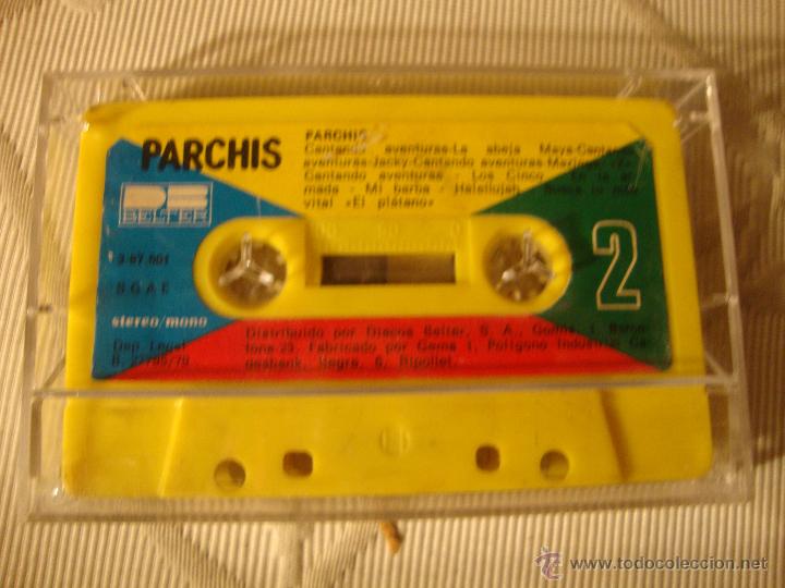 Casetes antiguos: CASETE CASSETTE ORIGINAL PARCHIS - Foto 2