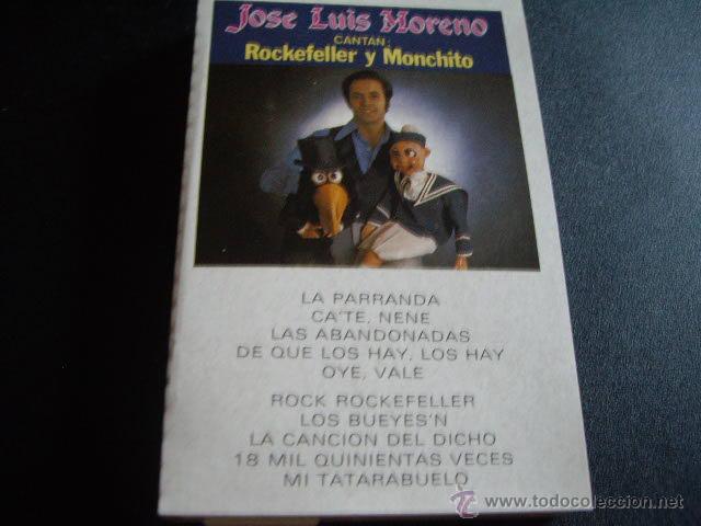 Casetes antiguos: ROCKEFELLER Y MONCHITO-JOSE LUIS MORENO - Foto 1