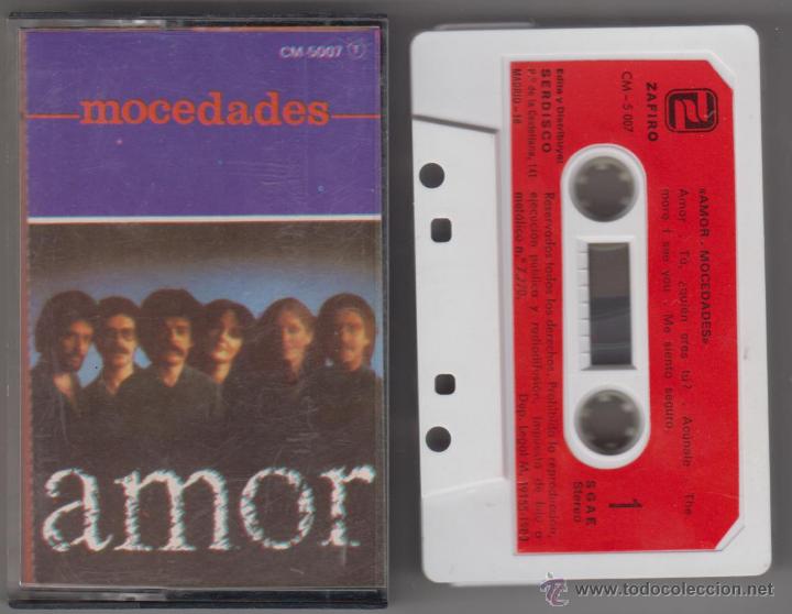 Casetes antiguos: Mocedades cassette Amor 1983 Zafiro - Foto 1