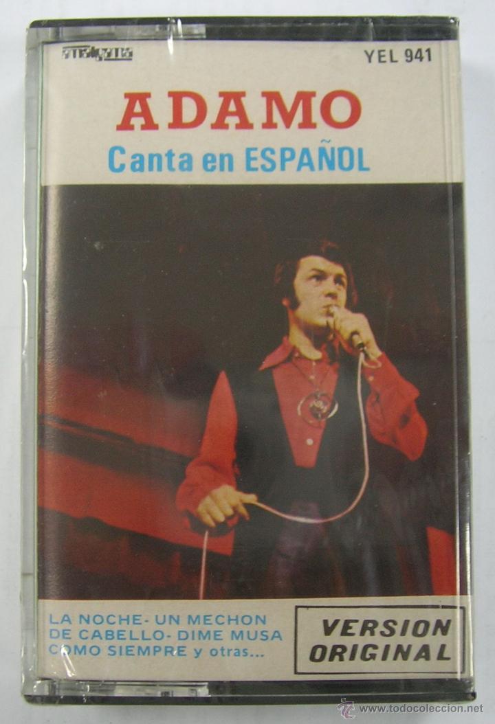 Casetes antiguos: ADAMO: CANTA EN ESPA&Ntilde;OL. AMALGAMA PRECINTADA - Foto 1