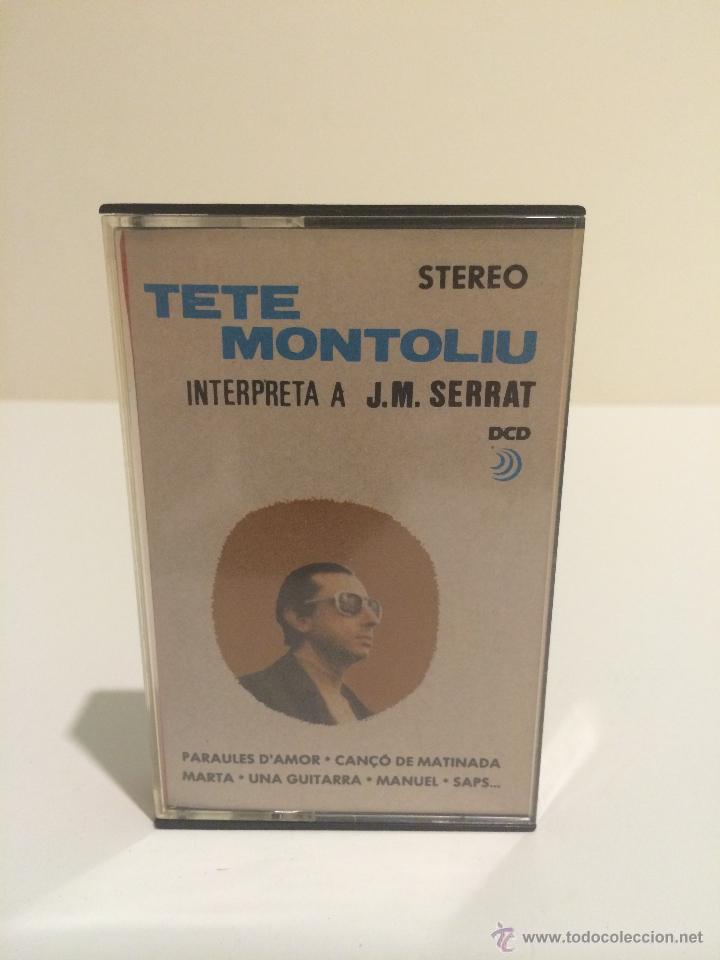 Casetes antiguos: TETE MONTOLIU INTERPRETA A SERRAT - Foto 1