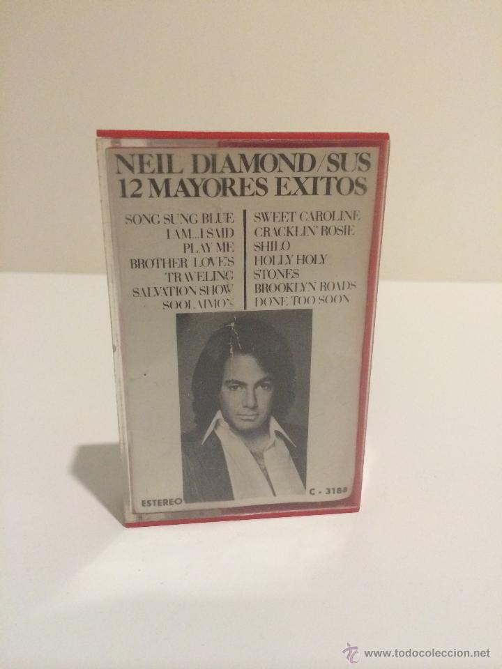 Casetes antiguos: NEIL DIAMOND/ SUS 12 MAYORES &Eacute;XITOS - Foto 1