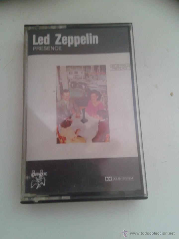 Casetes antiguos: LED ZEPPELIN - PRESENCE - SWAN SONG - Foto 1