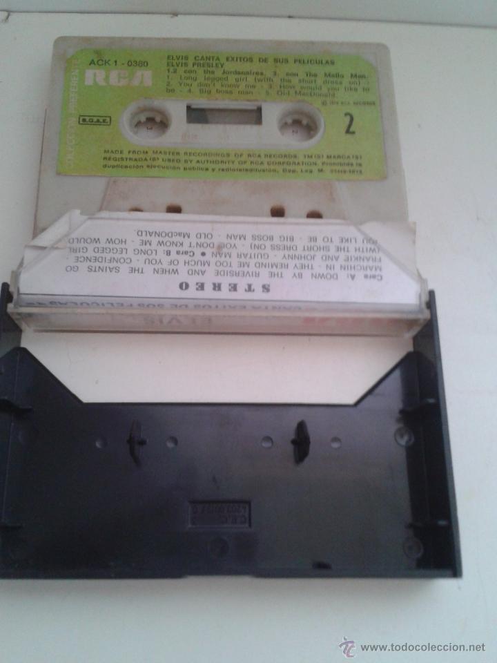 Casetes antiguos: ELVIS canta exitos de sus peliculas - RCA PREFERENTE - Foto 2