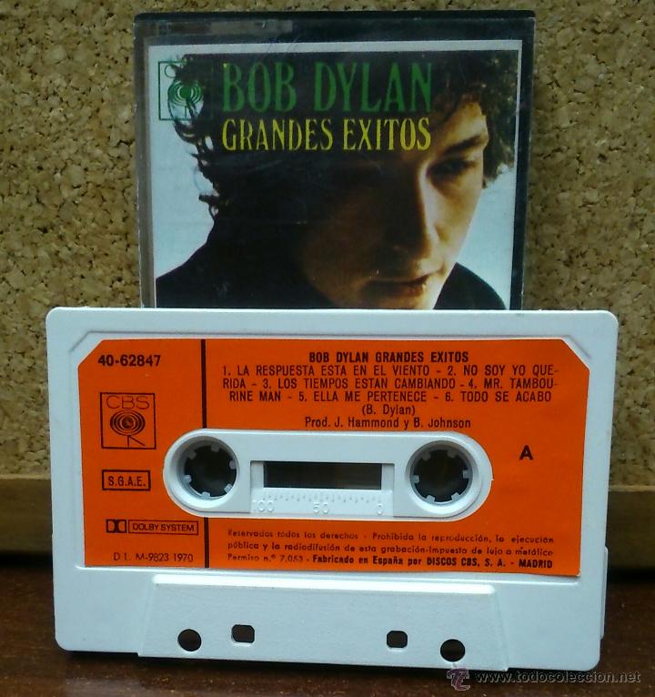 Casetes antiguos: BOB DYLAN.........GRANDES EXITOS..CIN - Foto 2