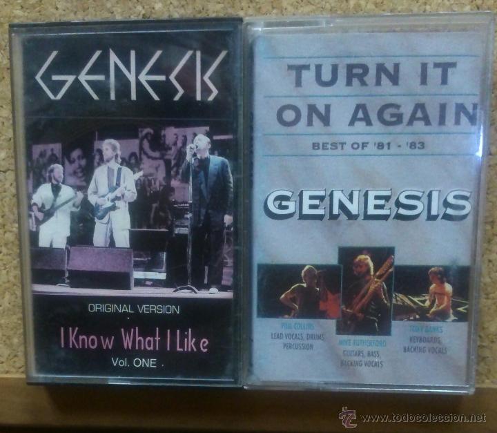 Casetes antiguos: GENESIS.................I KNOW WHAT I LIKE........Y.....TURN IT ON AGAIN..... - Foto 1
