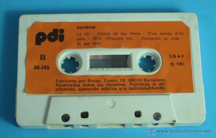 Casetes antiguos: RAIMON. AL VENT - LA NIT .... 1986 - Foto 2