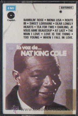 Casetes antiguos: LA VOZ DE... NAT KING COLE.   CASE-13204 - Foto 1