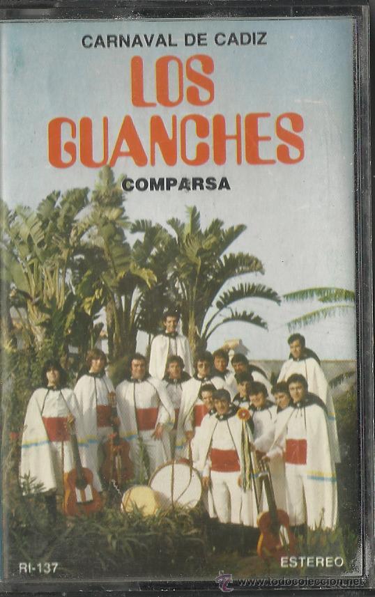 Casetes antiguos: Casete de la comparsa Los Guanches de Joaqu&iacute;n Qui&ntilde;ones. 3er premio, Carnaval de C&aacute;diz 1980.