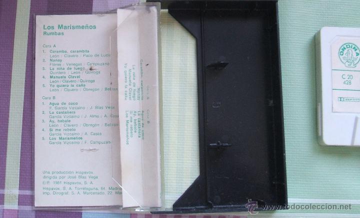 Casetes antiguos: LOS MARISME&Ntilde;OS - RUMBAS - Cassette  HISPAVOX 1981 - Foto 4