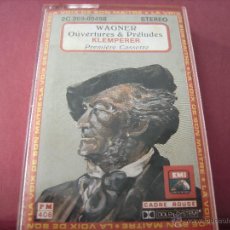Casetes antiguos: WAGNER, OUERTURES & PRELUDES.. Lote 45627405